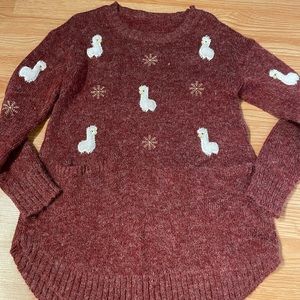 Llama sweater